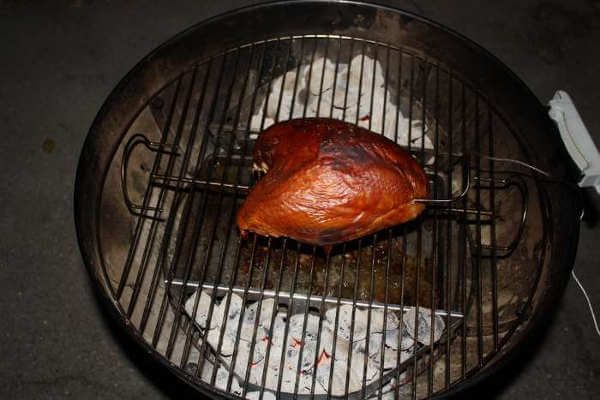 Grilling Turkey In A Weber Kettle Grill Smoker