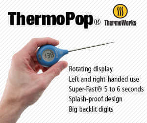 ThermoWorks ThermoPop Super-Fast Thermometer with Backlit Rotating Display  (Blue) by ThermoWorks : : Home