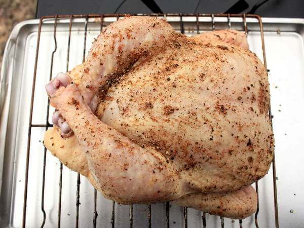 Flavorful Smoked Chicken Recipe is Brined and Dusted With Herbed Rub